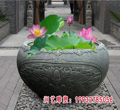 石雕园林绿化喷泉 泰州石材雕塑园林