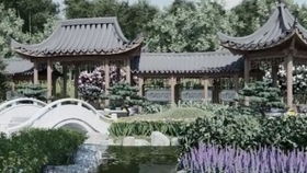 挑战两小时制作园林景观设计 小型绿地公园 ⅰ