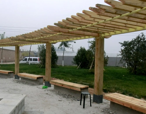 山西木艺创景园林防腐木工程 提升园林建设的艺术与实用性